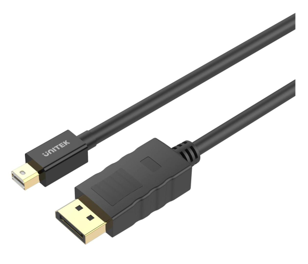 UNITEK Kabel miniDisplayPort/DisplayPort M/M; 3.0m; Y-C612BK - 616280 - zdjęcie